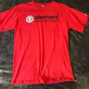 women’s red element t-shirt